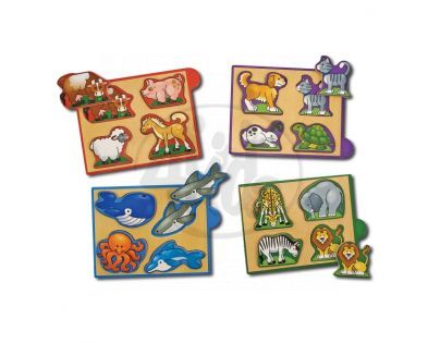 Melissa & Doug 62910 - Vkládačka, mini, farma