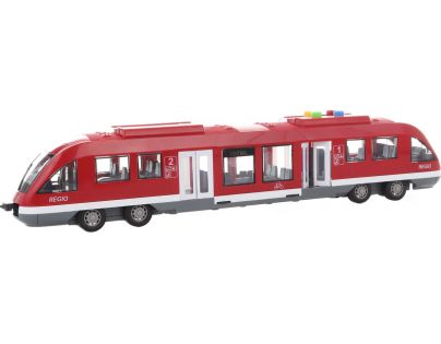 Vlak metro 2 farby na batérie