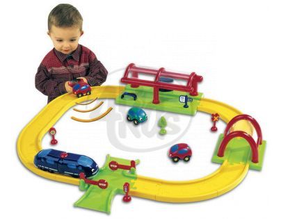 Vláčkodráha s doplňky pro nejmenší, Smoby