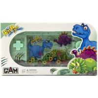 Vodná hra hlavolam s dinosaurom zelená