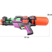 Vodné pištole 46 cm oranžová nádrž 2