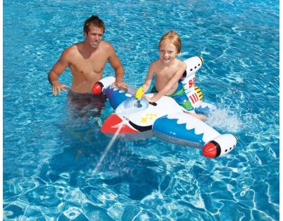 Intex 57539 Vodní vozidlo Letadlo s pistolí - Bílá