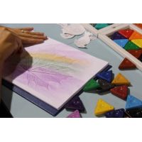 Voskovky magické trojboké Basic 6 ks 4