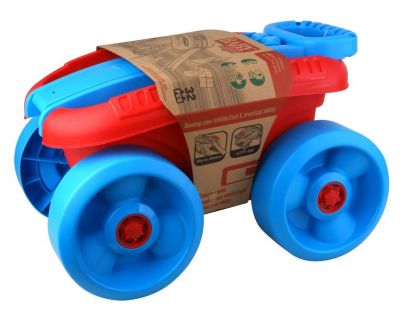 Vozík s kockami veľký 32 ks