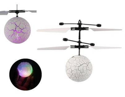 Vrtuľníková gule s meniacim LED svetlom