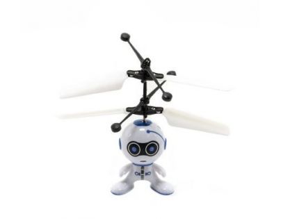 Vrtuľníkový robot lietajúce s USB káblom modrý