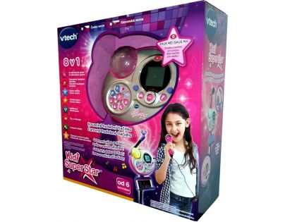 Vtech Kidi SuperStar - ružová CZ