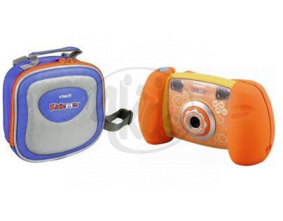 VTech Kidizoom Fotoaparát s pouzdrem - oranžový