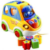 VTech Mluvící auto vkládačka - žluté CZ - Poškodený obal