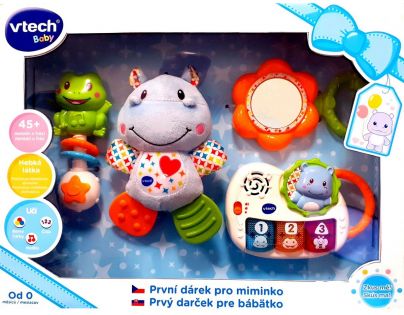 Vtech Prvý darček pre bábëtko CK modrý