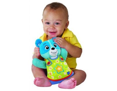 Vtech Uspávačik Medvedík modrý 22 cm CZ