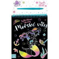 Vyškrabávacie obrázky - Morské víly