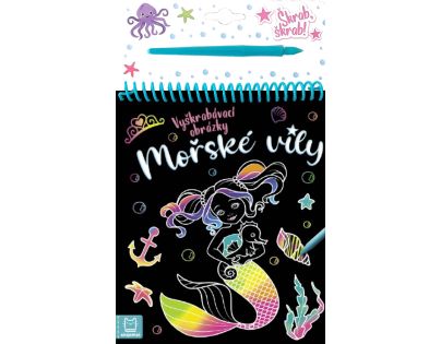 Vyškrabávacie obrázky - Morské víly