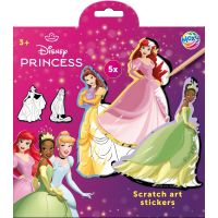 Vyškrabávacie obrázky Disney Princezné – nálepky 5 ks