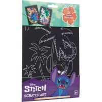 Vyškrabávacie obrázky Stitch 2 ks