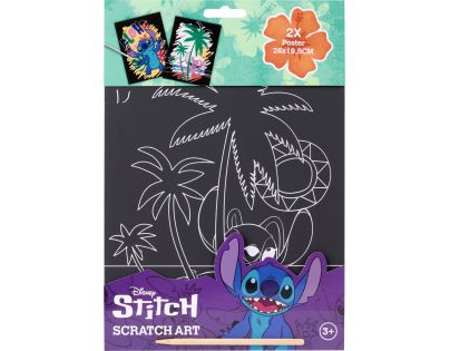 Vyškrabávacie obrázky Stitch 2 ks
