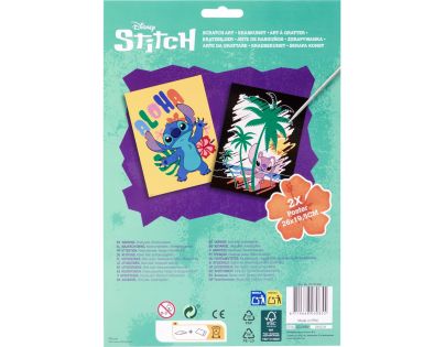 Vyškrabávacie obrázky Stitch 2 ks