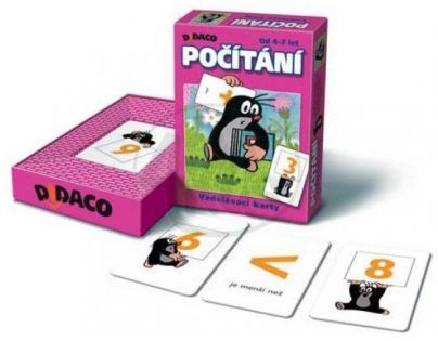 BONAPARTE 8451 - Vzdělávací karty Počítání - Krteček