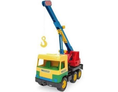 Wader Auto middle Truck žeriav 36cm Žltá kabína