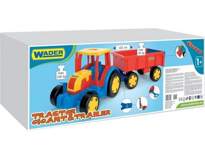 Wader Gigant traktor s vlečkou