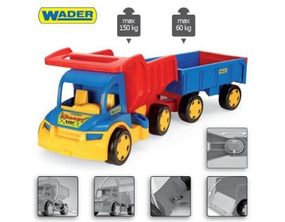 Wader Gigant Truck s vlečkou