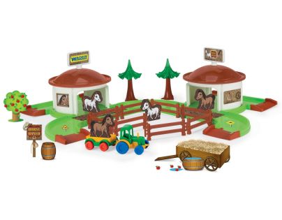 Wader 53410 - Kid Cars 3D - koňský ranč