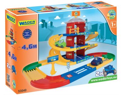 WADER Garáž KID CARS 3D s dráhou 4,6 m