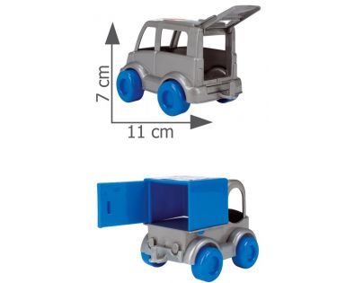 Wader Kid Cars 3D Polícia plast 3,8 m