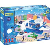 Wader Kid Cars 3D Polícia plast 3,8 m 4