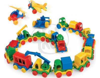 Wader Kid Cars autíčka 36 ks