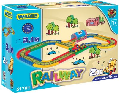 WADER Kid car - Železnica s mestom 4,1 m