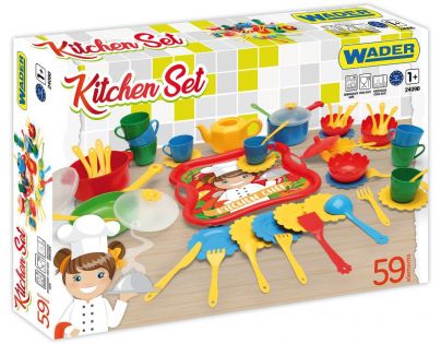 Wader Kuchynský set riadu 59 ks v krabici