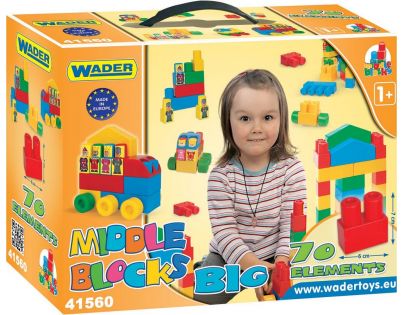 Wader 41560 Middle Blocks sada BIG 75ks