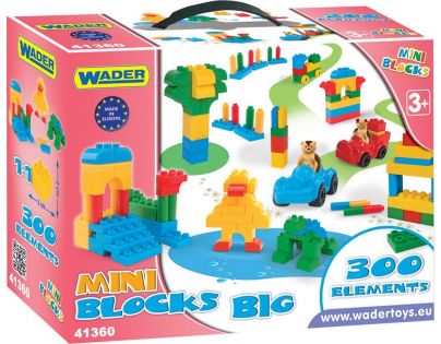 Wader Kostky Mini Blocks 300 dílků
