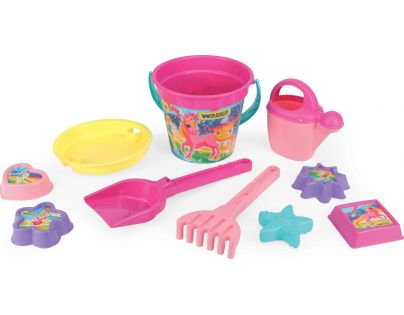 Wader 75036 Set na piesok pre dievčatá 10 ks