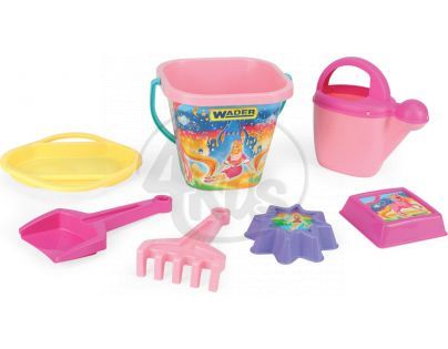 Wader 75043 Set na piesok pre dievčatá 7 ks