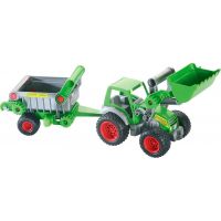 Wader Traktor Farmář s lopatou a přívěsem 1 osa 2