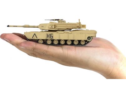 Waltersons RC Tank U.S. M1A1 Abrams Desert Yellow 1:72