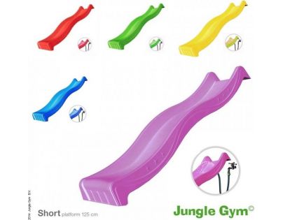 Wavy Star šmykľavka krátka modrá 220 cm