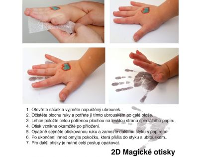 Wawa Odliatok 2D magický odtlačok s trojrámečkem