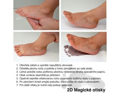 Wawa Odliatok 2D magický odtlačok s trojrámečkem