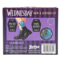 Wednesday darčekový set kľúčenka a ponožky 4