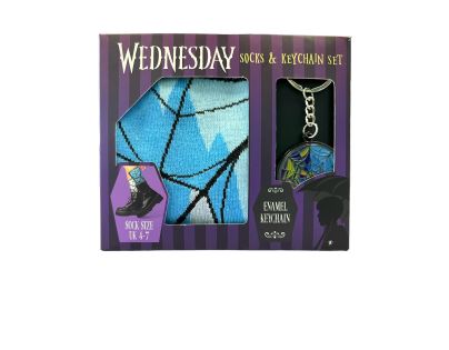 Wednesday darčekový set kľúčenka a ponožky