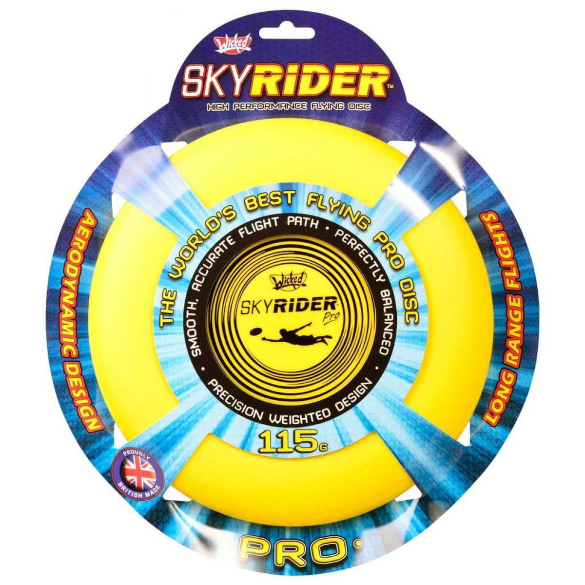 Wicked Sky Rider Pro talíř - Žlutý
