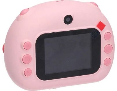 Wiky Detský digitálny fotoaparát s tlačiarňou ružový Foto 12Mpx Video Full HD