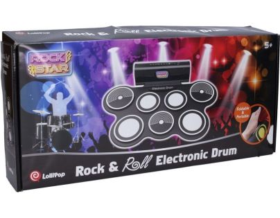 Wiky Elektronická bicia súprava s 2 pedále