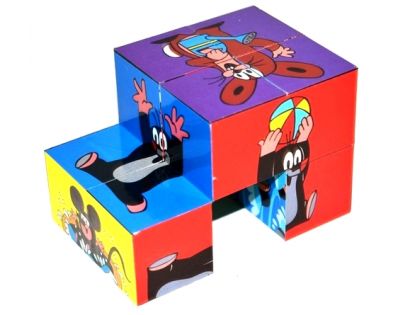 Wiky Kostka Krtek skládací plast 6 x 6 cm