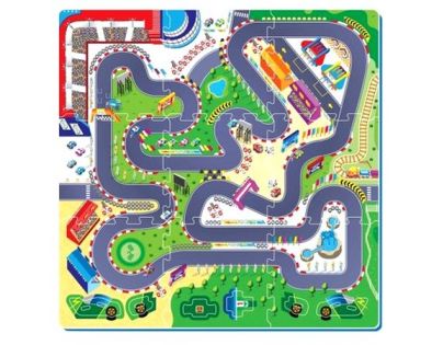 Wiky Pěnové puzzle Závodní dráha 9 ks