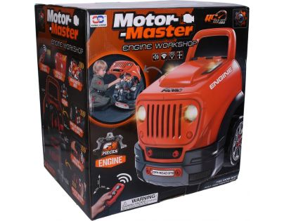 Wiky Skrutkovací motor Terénne auto pre malých automechanikov so zvukmi a svetlami