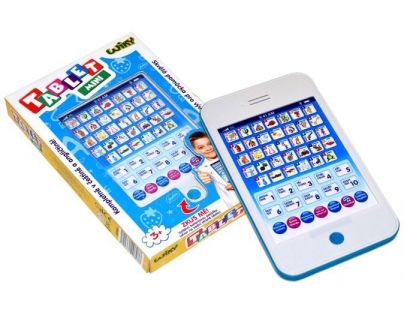Wiky Tablet Mini česko-anglický 20cm - Modrá